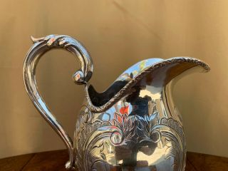 SPANISH STERLING SILVER 925 PITCHER & JUG FOR WINE OR WATER.  527 gr 5