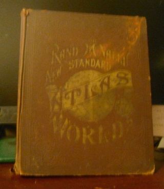1890 Rand Mcnally Standard Atlas Of The World