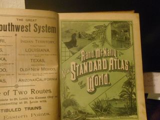 1890 RAND MCNALLY STANDARD ATLAS OF THE WORLD 2
