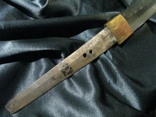 WW2 NLF KATANA SIGNED KANETSUNA 1945 - Japanese Samurai Sword Tsuba 7