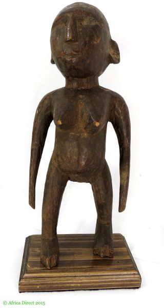 Sukuma Female Statue Tanzania Custom Base African Art WAS $390.  00 2