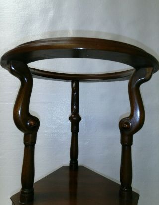 KITTINGER CW - 5 Colonial Williamsburg Mahogany Basin Stand Medium Wood 9