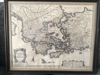 Early Jonh Speed Map Of Greece