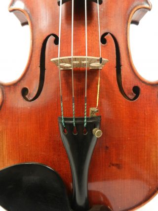 Old Vintage German 4/4 Size Violin,  labeled John Juzek Violin,  Ready to Play 3
