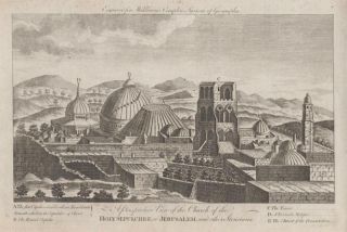 Jerusalem,  The Holy Sepulchre,  Thomas Bowen,  1778,  Antique Print