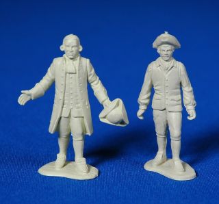 5 Louis Marx REVOLUTIONARY WAR Playset 54mm JOHNNY TREMAIN Figures,  VFine,  1957 2