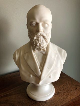 1880s President James Garfield Parian Bust