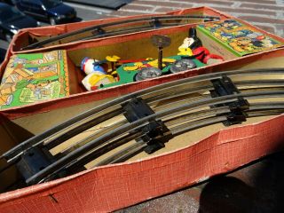 From the 1930th Tin Toy Wells Mickey Mouse Hand Car 7