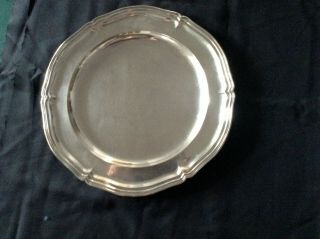 A Heavy 800 Silver Tray In Rococo Style About 2.  25 Lb (35oz) 13 3/4 In
