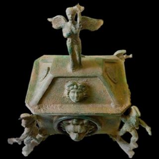 Ancient Roman Bronze Jewellery Box 1st Century Ad