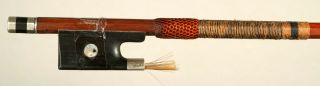Very interesting violin bow,  archet,  silver mounted,  for repair 小提琴弓,  バイオリンの弓 4