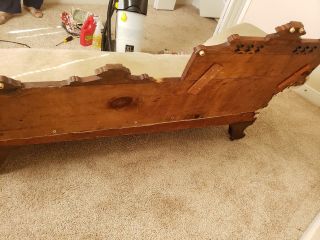 Antique Eastlake Victorian Chaise Fainting Couch 5
