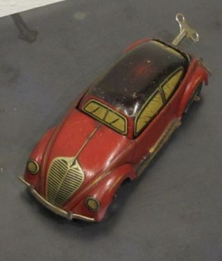 1946 CKO Kellerman Cabrio 358 Germany Tin Litho Clockwork KDF Volkswagen Rare 10