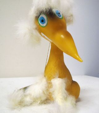 Vintage 1968 DR.  SEUSS POYNTER PRODUCTS MERRY MENAGERIE Yellow Bird NM WITH TAG 5