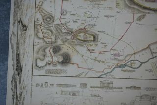 1832 SDUK: Map/ City Plan of Athens 2