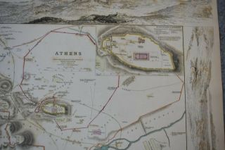 1832 SDUK: Map/ City Plan of Athens 3