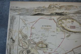 1832 SDUK: Map/ City Plan of Athens 5