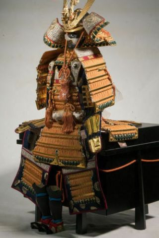 Japanese Samurai Yoroi Gogatsu Ningyo Doll Kyoto Tall 90cm/36 Inches