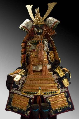 Japanese Samurai Yoroi Gogatsu Ningyo Doll Kyoto Tall 90Cm/36 inches 5