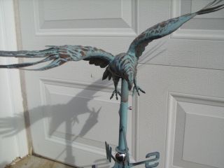 3D Eagle Weathervane Antique Copper Finish Weather Vane Hand Crafted 6