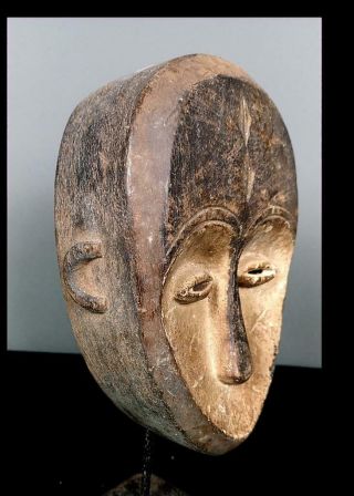 Old Tribal Kwele Mask - - Gabon BN 14 2