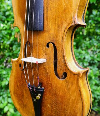 FINE,  rare ITALIAN old,  antique 4/4 school violin - PLAYABLE 11