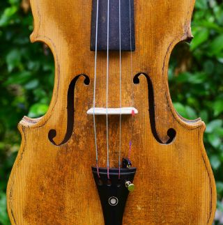 FINE,  rare ITALIAN old,  antique 4/4 school violin - PLAYABLE 2