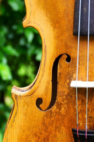 FINE,  rare ITALIAN old,  antique 4/4 school violin - PLAYABLE 3