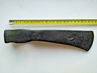 Ancient battle ax iron,  Kievan Rus - Vikings 9 - 12 century AD,  Museum piece Big 3