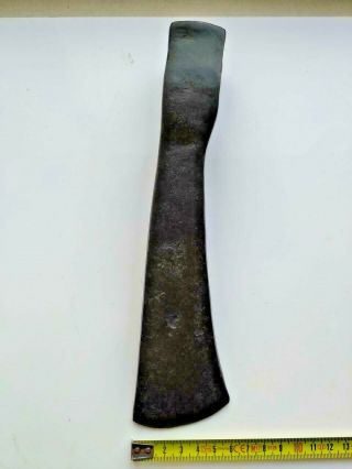 Ancient battle ax iron,  Kievan Rus - Vikings 9 - 12 century AD,  Museum piece Big 8