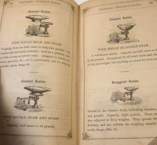 ANTIQUE 1870 ' S FAIRBANKS SCALE ILLUST ADVERTISING BOOKLET RAILROAD PLATFORM COAL 10