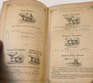 ANTIQUE 1870 ' S FAIRBANKS SCALE ILLUST ADVERTISING BOOKLET RAILROAD PLATFORM COAL 11