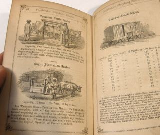 ANTIQUE 1870 ' S FAIRBANKS SCALE ILLUST ADVERTISING BOOKLET RAILROAD PLATFORM COAL 2