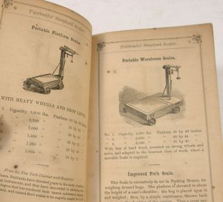 ANTIQUE 1870 ' S FAIRBANKS SCALE ILLUST ADVERTISING BOOKLET RAILROAD PLATFORM COAL 4