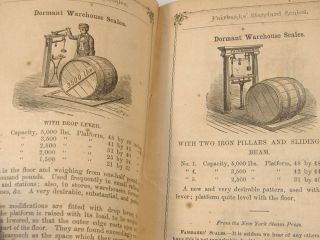 ANTIQUE 1870 ' S FAIRBANKS SCALE ILLUST ADVERTISING BOOKLET RAILROAD PLATFORM COAL 7