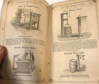 ANTIQUE 1870 ' S FAIRBANKS SCALE ILLUST ADVERTISING BOOKLET RAILROAD PLATFORM COAL 8