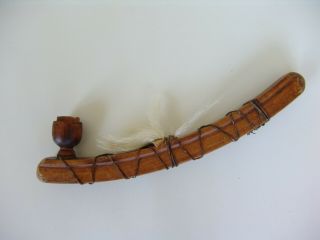 Antique Inuit/eskimo Wood Pipe