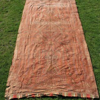 Antique Large Ladies Kashmir Shawl.