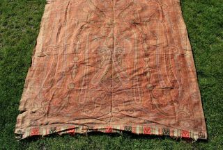 Antique Large ladies Kashmir shawl. 9