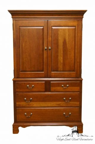 Pennsylvania House Solid Cherry 44 " Media Cabinet Armoire