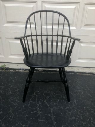 Sack Back Windsor Armchair - Colonial Dining Room Chair Side Chair Large