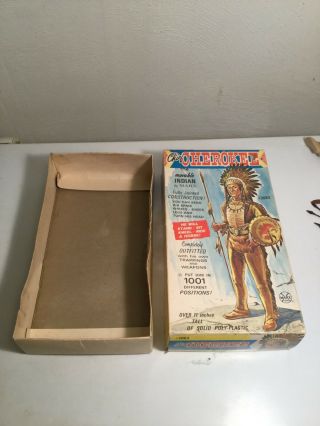 MARX JOHNNY WEST BEST OF THE WEST ACTION FIGURE ACCESSORIES CHIEF CHEROKEE BOX 6