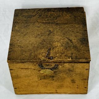 Exposition Universelle Paris 1900 Antique Wood Box Conte Crayon Inventor 4 