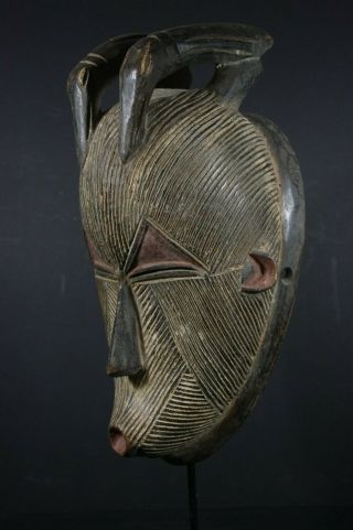 African Female Kifwebe Bird Mask - Songye Tribe - D.  R.  Congo,  African Tribal Art