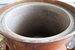 Antique Victorian Benham & Son Wigmore Copper Water Tea Coffee Urn Boiler Lid 6