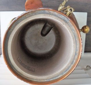 Antique Victorian Benham & Son Wigmore Copper Water Tea Coffee Urn Boiler Lid 8