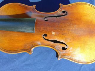 , WELL CONSTRUCTED,  DOUBLE PURFLING,  FULLY BLOCKED FULL SIZE VIOLIN 3