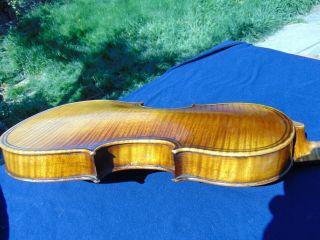 , WELL CONSTRUCTED,  DOUBLE PURFLING,  FULLY BLOCKED FULL SIZE VIOLIN 8