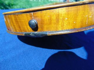 , WELL CONSTRUCTED,  DOUBLE PURFLING,  FULLY BLOCKED FULL SIZE VIOLIN 9