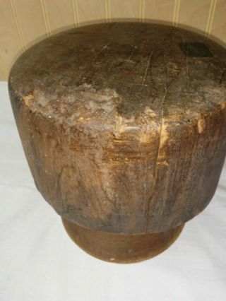Antique Hat Making Wood Mold Block Form Millinery Store Display 10